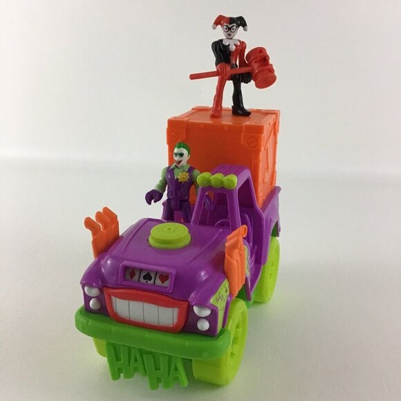 Imaginext DC Super Friends The Joker Surprise w Harley Quinn Figure Jack In Box